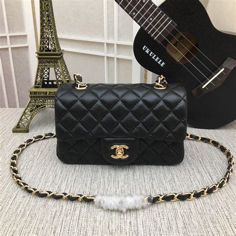 chanel black purse replica|chanel purse knock off.